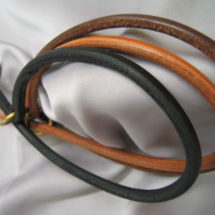 Rolled Leather Slip Collar