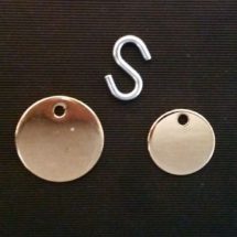 Polished Solid Brass Tags